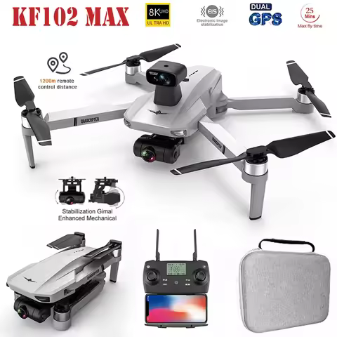 KF102/KF102 MAX EIS RC Drone GPS 5G 4K HD Camera Obstacle Avoidance Brushless Foldable WiFi FPV Prof