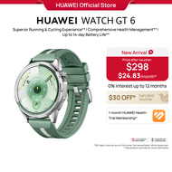 [LAZADA New Arrivals Oct 2] HUAWEI WATCH GT 6 Series Smartwatch l Advanced Outdoor Sports* l Superio
