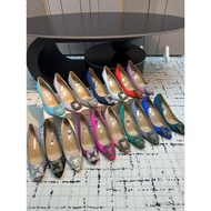 classic silk high heels