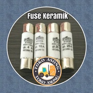 Fuse ceramic 4A 10A 20A 25A 500v ceramic Fuse 10 x 38 fort