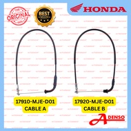 CBR650F THROTTLE CABLE A & B 1SET (ORIGINAL100%HONDA) 17910-MJE-D01 CABLE A 17920-MJE-D01 CABLE B