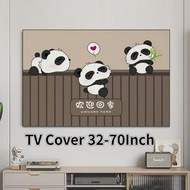 32 Inch TV Dust Cover Household Soft Fabric TV Shield Curved Wall Mounted TV Dustproof Cover for 32 