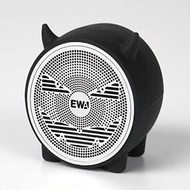 EWA A101 ポータブルスピーカー Bluetooth 小型スピーカー ミニスピーカー 手乗りスピーカー［超小型/大音量］ボータブル ワイヤレス コンパクト おうちでフェス気分 ～手乗り小悪魔スピーカー～ (ブラック)