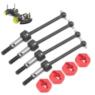 thooth RiToEasysports 4Pcs CVD Drive Shaft Metal RC Car Transmission Axle Compatible with Sakura D3/