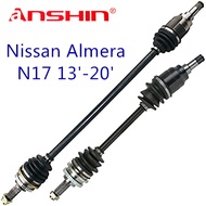 Nissan Almera N17 13-20 AUTO Drive Shaft Assy FRONT LEFT & RIGHT ANSHIN