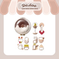 Baby Donut Wing Chewing Dice Set with Details Safe Container Made from High Quality Abs Plastic and 