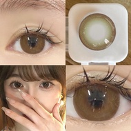 Natural Big Eye Lens คอนแทคเลนส์ Milk Tea Brown -14.5mm
