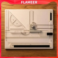[FlameerMY] A4 Drawing Board Non-Slip Grip Drafting Board Portable Drafting Table Transparent Statio