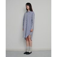 BESTIE STRIPED SHIRT DRESS