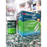 On Call Extra Blood Glucose Test Strips 50 Strips