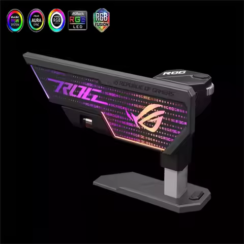 XH01 ROG Strix HERCULX Graphics Card Holder Support For RTX 4090 4080 4070 3090, ARGB GPU VGA Stand