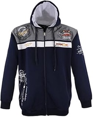 Plus Size Hooded Jacket Hoodie Sweatshirt Pullover Men's Sweat Jacket LV-2022