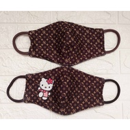 Face Mask for Kids (Pambata): LV Hello Kitty Design Washable Neoprene Fashionable Face Mask