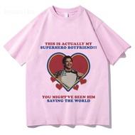 David Corenswet I Love My Boyfriends T-Shirt Gift For Fans Superhero Cotton Quality