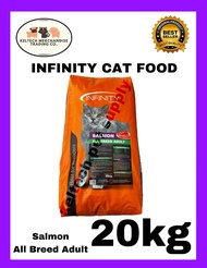 Infinity Cat Dry Food Ocean Fish for All Life Stage/Salmon for Adult 20kg
