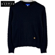 Blue Label Crestbridge 2025 年款，黑色人造絲彈性絞花針織衫，38 碼 [二手]