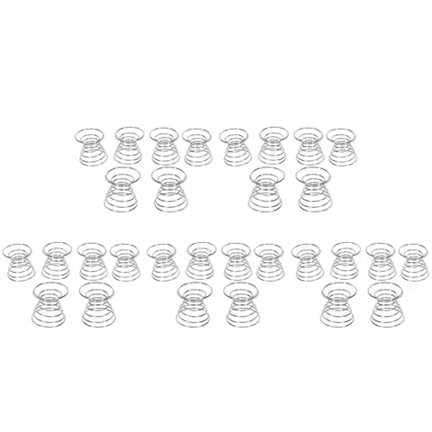 30 Pieces Air Plant Stand Airplant Container Tillandsia Holder Stainless Steel Plant Display Racks A