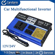 Car Power Inverter 12V 24V to 220V Car Charging Adapter Truck Universal USB Converter