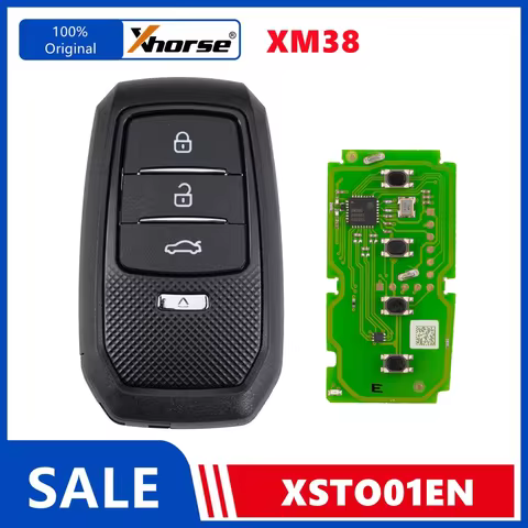 1PCS Xhorse XM38 XSTO01EN for Toyota/Lexus Univeral Smarty Remote key 4D 8A 4A used with VVDI2 VVDI 