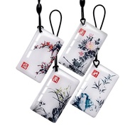 10Pcs RFID Keychain 125KHZ Readable Authorized Access Card Keyfob TK4100 EM4100 Smart ID Ring Tag