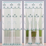 Summer Anti-mosquito Gauze Door Curtain, No Punching, Anti-mosquito Lace Door Curtain, Velcro Door Curtain, Partition Do