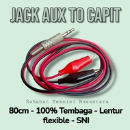 Stereo aux jack to mono jack audio jack hp