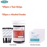 Sinocare Cofoe GA-3 Yili 25x Test Strips and Alcohol Pads