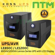 KOSS LE-850C 850VA / LE-1200C 1200VA / LE-3000C 3000VA UPS AVR, LCD DISPLAY LENNOX SERIES *UNINTERRU