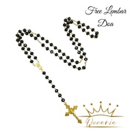 New Rosary 77x Our Father Czech Crystal | Catholic Prayer Necklace | Rosary 77x Our Father Free Pray