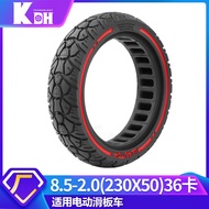 Direct Supply Off-Road Solid Honeycomb Tire 8.5 x 2.0-36 Card Slot Rubber Shock Absorbing Tire 9.26