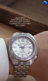 🔵特色冰川錶面/ 藍秒針/ SEIKO 110週年限量✅- SPB333J1🔥
二手中古 SEIKO 精工 Prospex 110th Anniversary ‘Save the Ocean’ Lim