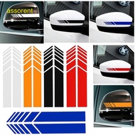 ASS Auto Rearview Mirror Sticker Side Stripe Sticker Reflective Strip Car Sticker