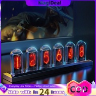 magideal App-Controlled Nixie Tube Clock WiFi Glow Tube Clock Multi-Functional Compact for Gaming Se