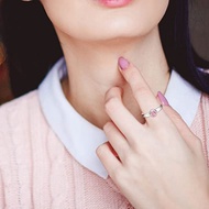 Wellb Birthstone Ring Replaceable Zircon Promise Ring Stackable