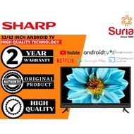 (Free Delivery Penang,Kedah & Perlis)Sharp 32/42 inch Full HD Basic/Google LED TV 2TC32GH3000X 2TC42