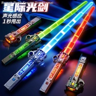 ✧Tongkat ayun pedang laser Star Wars mainan bercahaya boleh ditarik pedang bercahaya budak lelaki ka