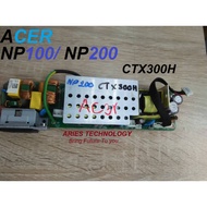 Acer Projector Power Supply NEC NP200/100 CT-X300H T6.3A/250V Projector Power Board Parts 8'' 2''