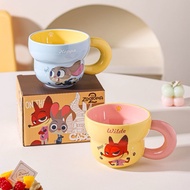 ⭐疯狂 朱迪尼克思嘉情侣马克杯 / Zootopia Judy & Nick Ceramic Mug 高颜值咖啡杯 草莓熊 Strawberry Bear