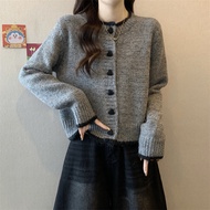 Spring Knitted Sweater - Fall/Winter Women's Cardigan