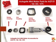 AGT Autogate Mini Motor Accessories for AGT 01 / AGT 02 / AGT 03 / AGT 07S - Rubber Coupling / Arm Coupling / Mounting Motor