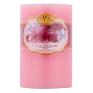 Round scented Candle D5H8 Miss Candle FTRAMART EDC0511 5 x 8 cm (Pink, cherry blossom scent)