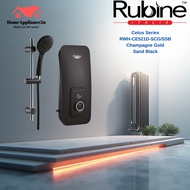 Rubine RWH-CE521D-SCG/SSB Instant Water Heater – 4.25kW DC Silent Booster Pump  Cetus Series  SIRIM 
