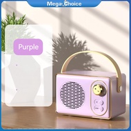 MegaChoice【100%Original】Retro Bluetooth-compatible Audio U Disk Tf Card Aux Usb Speaker Creative Outdoor Portable Mini Sound Box
