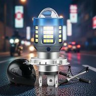 1pc H4/BA20D/H6 CSP LED,,  1pc H4/BA20D/H6 CSP LED Lampu Hadapan Motosikal, Dwi-Warna Putih/Kuning, 