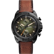 Fossil Men'S Bronson Chronograph Luggage Eco Leather Watch - FS5856