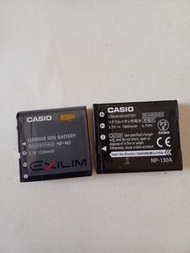 Casio BATTERY NP-40($50)NP-130A($120)卡西歐相機電池