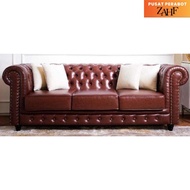 SOFA CHESTERFIELD 3+2+1 SEATER SOFA PREMIUM VELVET ANTI SCRATCH/EASY CLEAN Code G1145