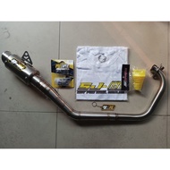 Nlmo - Knalpot Fullsystem Sj88 Stainless Pro Satria Fu Karbu Dan Fu