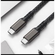 AUFU Data Cable USB Type C To C Fast Charging Charger Cable 6A 66W 1M