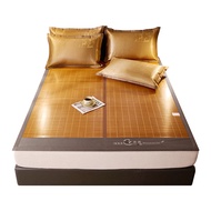 TERBARU - Tikar Lipat Bambu Alami Premium Halus Adem / Karpet Rotan Alas Tidur Lantai Tidak Panas (F